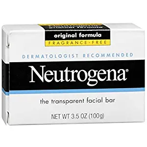 Neutrogena The Transparent Facial Bar Original Formula, Fragrance Free 3.50 oz (Pack of 11)