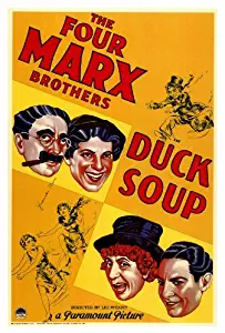 Duck Soup Movie Poster (27 x 40 Inches - 69cm x 102cm) (1933) -(Groucho Marx)(Chico Marx)(Harpo Marx)(Zeppo Marx)(Louis Calhern)(Margaret Dumont)