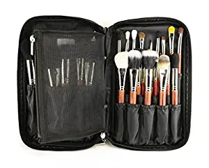 LOUISE MAELYS Multifunctional Makeup Brush Holder Organizer Bag Cosmetic Bag Case with Inner Mesh Bag for Travel (only Bag)