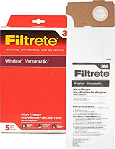 3M Filtrete Windsor Versamatic Micro Allergen Pkg Vacuum Bag