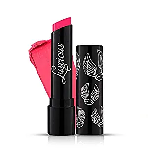 Heartbreaker Creamy Matte Lipstick by Luscious Cosmetics - True Matte Finish & Full Color Coverage - Infused with Shea Butter. (Shade - Pirate 07) 0.12 oz