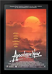 Apocalypse Now 28x40 Large Black Wood Framed Print Movie Poster Art