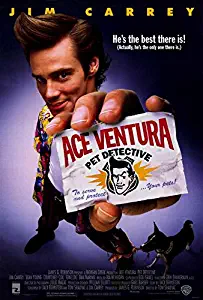 Ace Ventura: Pet Detective Poster 27x40 Jim Carrey Dan Marino Courteney Cox Arquette