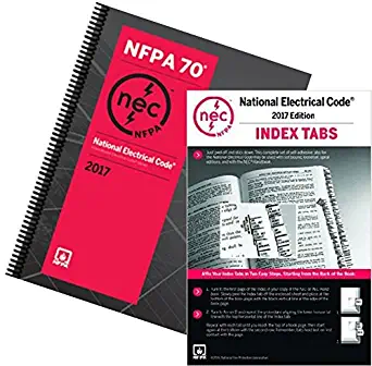 NFPA 70: National Electrical Code (NEC) Spiralbound and Index Tabs, 2017 Edition by NFPA, Set