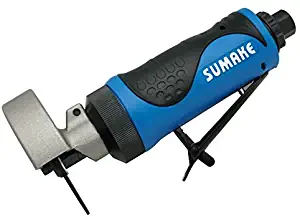 3 inch Air Dir Grinder Cut Off Tool with Wheel, Reversible, High Powered Industrial Strength, Free Speed: 20,000, (Sumake ST-CT100)