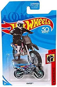 Hot Wheels 2018 50th Anniversary HW Daredevils HW450F (Dirt Bike), Blue