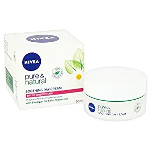 Nivea Pure & Natural Day Cream Dry & Sensitive 50ml