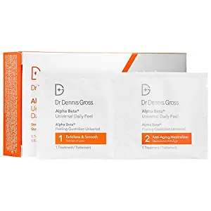 Dr. Dennis Gross Skincare Alpha Beta Universal Daily Peel, Original Formula, 5 Count