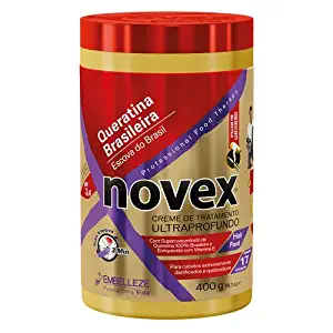 Embelleze Novex Brazilian Keratin Deep Hair Care Treatment Cream 14 oz. (Pack of 2)