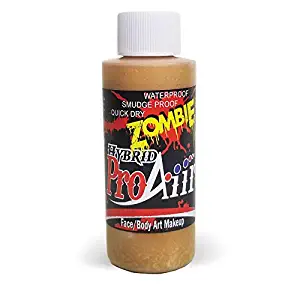 Face Painting Makeup – ProAiir Waterproof Makeup - 2.1 oz (60ml) Zombie Warm Flesh