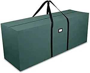 Primode Holiday Tree Storage Bag, Fits Up to 6 ft. Disassembled Tree, 20" Height X 15" Wide X 50" Long, Heavy Duty Xmas Storage Container, (Green)