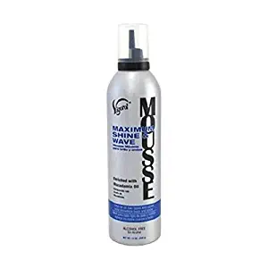 Vigorol Maximum Shine and Wave Mousse, 12 Ounce