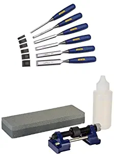 IRWIN Marples Woodworking Chisel Set and IRWIN Marples Chisel Sharpening Tool Set