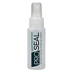 European Body Art Makeup Airbrush Face Body Painting Stencils, ProSEAL (Spray) 4oz.