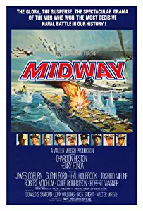 Midway Poster Movie 27x40 Charlton Heston Henry Fonda James Coburn