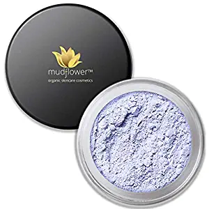 Mudflower Cosmetics Lavender Color Corrector Mineral Primer, Lavender, 1.0 ounce