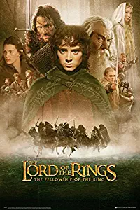 POSTER STOP ONLINE The Lord Of The Rings - The Fellowship Of The Ring - Movie Poster (Regular) (Size: 24" x 36")