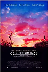 Gettysburg Movie Poster (27 x 40 Inches - 69cm x 102cm) (1993) -(Jeff Daniels)(Martin Sheen)(Tom Berenger)(Sam Elliott)(Richard Jordan)(Stephen Lang)