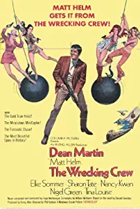 Pop Culture Graphics The Wrecking Crew Poster 27x40 Dean Martin Sharon Tate Nigel Green