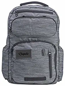 Origaudio Embarcadero Pack Business Backpack – 17 Inch Padded Laptop Sleeve – Laptop Compartment Zips Totally Open for TSA – 25 L Capacity & USB Techports– X-Large Pockets for Water Bottles and Sungla