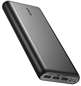 Anker PowerCore 26800 Portable Charger, 26800mAh External Battery with Dual Input Port and Double-Speed Recharging, 3 USB Ports for iPhone, iPad, Samsung Galaxy, Android and Other Smart Devices