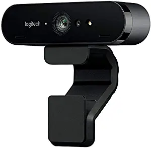 BRIO Ultra HD Pro Computer Webcam - 4K and 1080p Streaming Camera Widescreen Video - 2 Omni-Directional Built in Mic for Calling and Recording, for Desktop or Laptop - 5X Digital Zoom