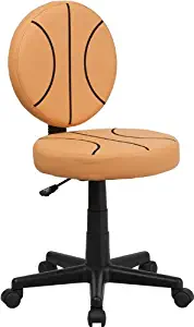 Flash Furniture Basketball Swivel Task Office Chair , Black and Orange - BT-6178-BASKET-GG