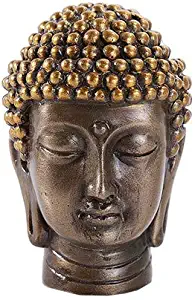 Pacific Giftware Gautama Buddha Head Religious Buddhist Meditation Desktop Figurine Statue 2 Inch