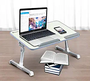 Vogek Foldable and Portable Aluminum Laptop Stand for Macbook Air Macbook Pro and iPad Pro (Silver)