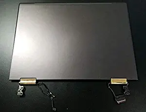 13.3" UHD (3840x2160) LCD Screen Display Touch Digitizer Cover Bezel Cable Hinges Whole Top Upper Half Parts Assembly 942849-001 for HP Spectre x360 13-ae078TU 13-ae520TU Dark Ash