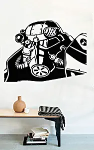 Decals Fallout 4 Power Armor Decor Stickers Vinyl MKSX615