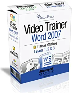 Word 2007 Training Videos – 11 Hours of Word 2007 training by Microsoft Office: Specialist, Expert and Master, and Microsoft Certified Trainer (MCT), Kirt Kershaw