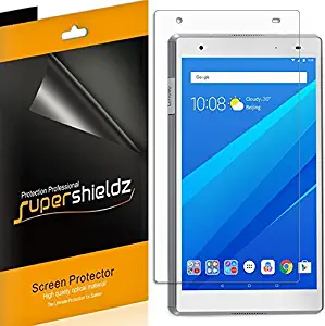 (3 Pack) Supershieldz for Lenovo Tab 4 8 Plus (8 inch) Screen Protector, High Definition Clear Shield (PET)