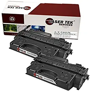 Laser Tek Services Compatible Toner Cartridge Replacement for High Yield HP 80X CF280X (Black, 2-Pack)
