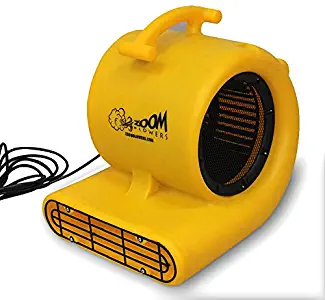 Zoom Blowers 0.5 Horsepower Zoom Centrifugal Floor Dryer, Air Mover - Commercial Grade Carpet Blower