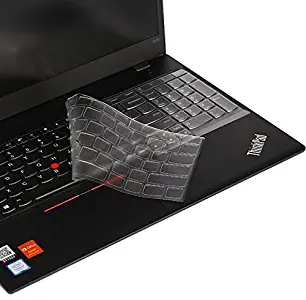 Leze - Keyboard Cover for Thinkpad E15 E580 E585 E590 E595 T570 T580 T590 L580,Thinkpad P52 P52S P72 P53 P73 Laptop (NOT Fit for P51) - TPU