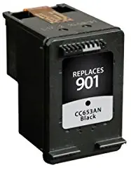 Inksters Remanufactured Ink Cartridge Replacement for HP 901 Black CC653AN (HP 901)