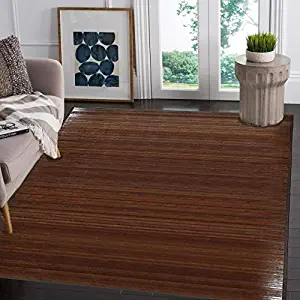 Clevr Venice Natural Bamboo 5' X 8' (60"x96") Floor Mat