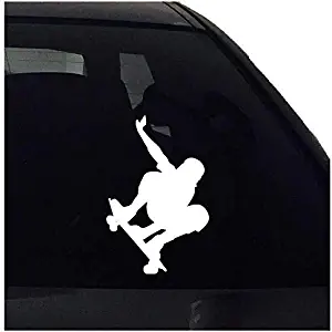 BYRON HOYLE Skateboarder Skateboard Vinyl Decal - Car Window Bumper Laptop - Decal Vinyl Sticker - Silhouette Decal