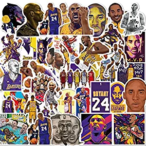 Basketball Star Stickers Kobe Black Mamba Decal 50 PCS, Waterproof Durable Trendy Vinyl Laptop Decal Stickers Pack for Teens, Water Bottles, Computer, Travel Case (Marilyn Monroe)