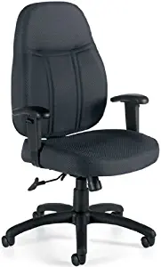 Offices to Go OTG11652 Executive Office Chair Black Quilt