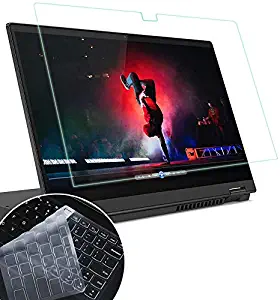 Anti Blue Light Glare Screen Protector Keyboard Cover for Fit Lenovo Ideapad Flex 5 14" 2-in-1 Touch-Screen Laptop, Reduces Eye Strain Help You Sleep Better, Reduce Fingerprint