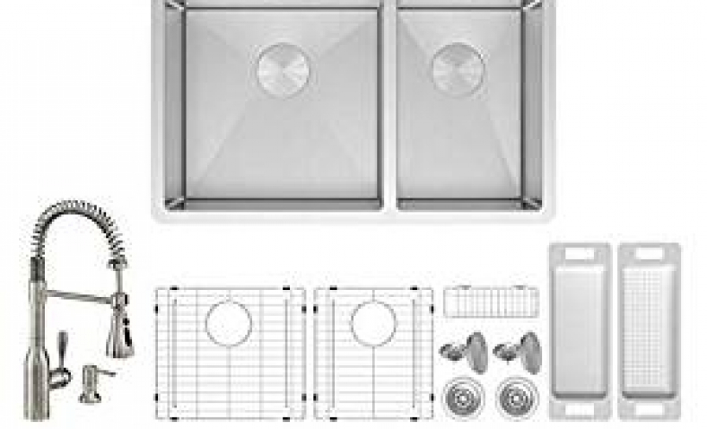 Best Kitchen Counter Double Soap Caddy